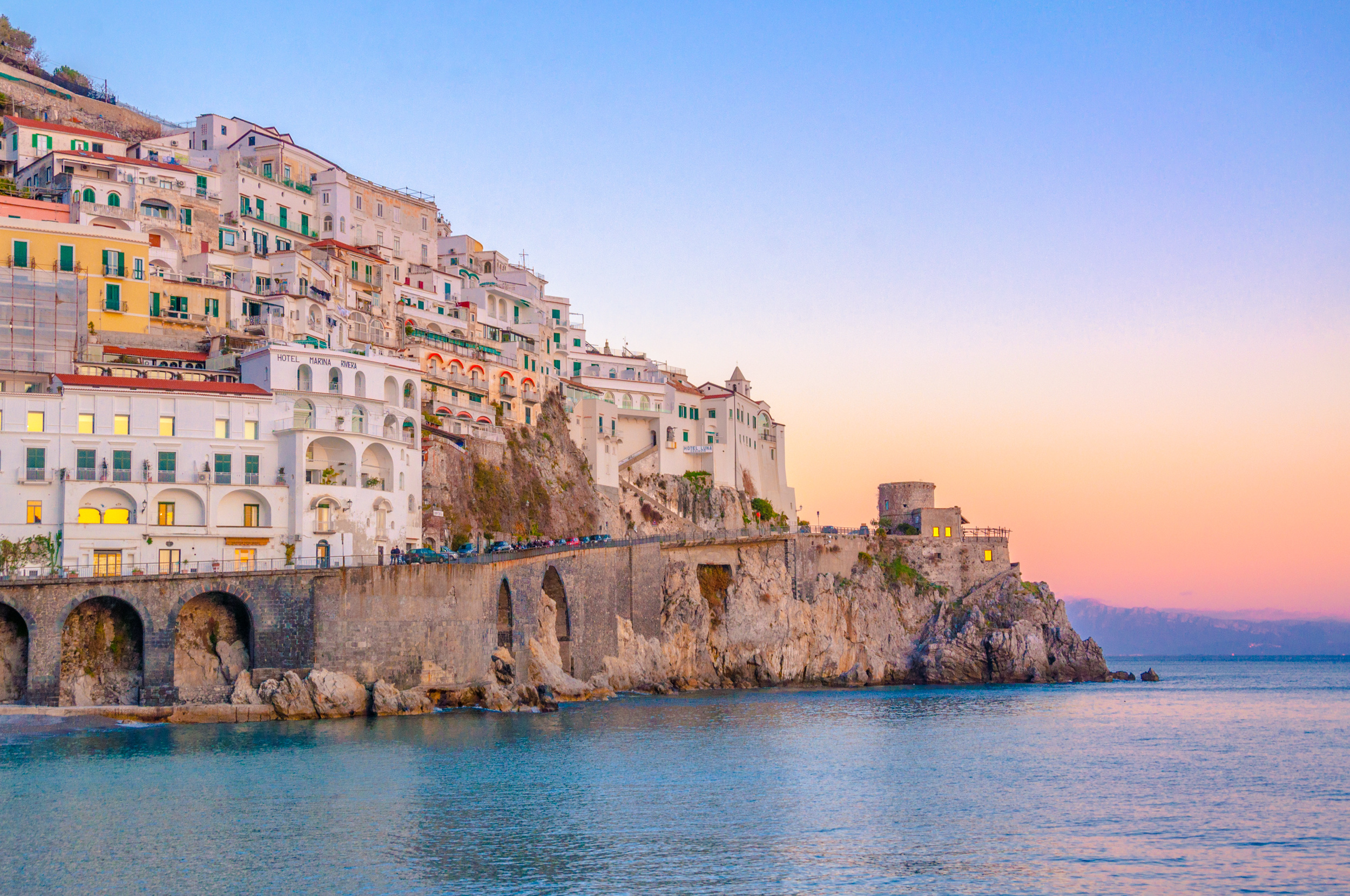 Sunset at Amalfi